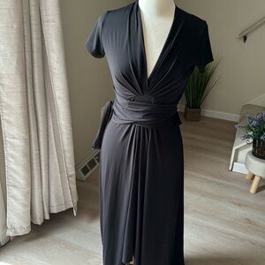 Michael Kors black, hi-lo tie dress. 10.